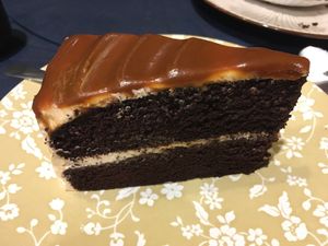 Vegan cake at Rumah Juliet in Jakarta