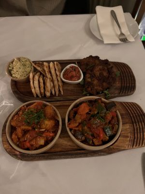 Selection of tapas  at The Olive Branch in Worcester