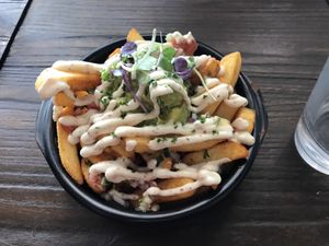 Mexi loaded fries  at Gorilla Kitchen in Auckland