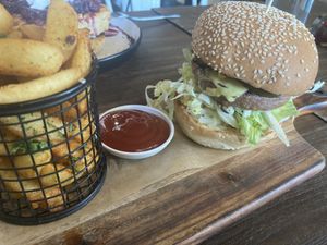 Beyond burger  at Gorilla Kitchen in Auckland