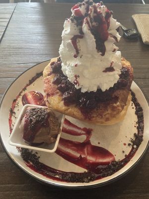Black Forest pancakes  at Gorilla Kitchen in Auckland