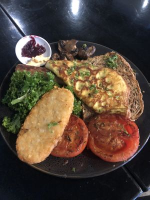 Vegan breakfast   at Gorilla Kitchen in Auckland