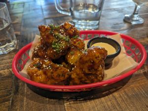 Fried cauliflower at Gorilla Kitchen in Auckland