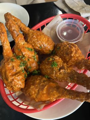 Buffalo fried chickun  at Gorilla Kitchen in Auckland