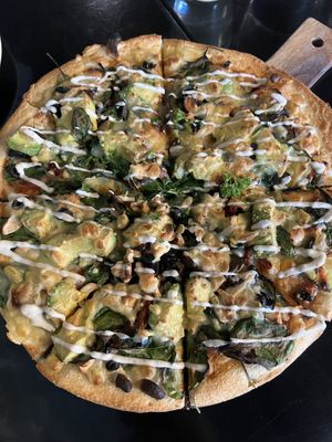 Cashewcado pizzaa  at Gorilla Kitchen in Auckland