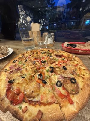 Gorilla kitchen is my favorite vegan place love their Caesar salad and pizza's!!   at Gorilla Kitchen in Auckland