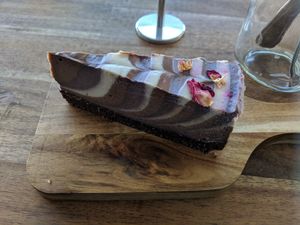 Divine cheesecake at Gorilla Kitchen in Auckland