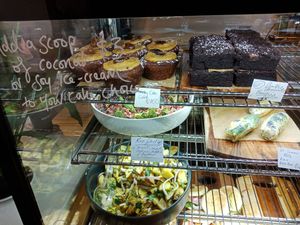 Cabinet foods at Gorilla Kitchen in Auckland