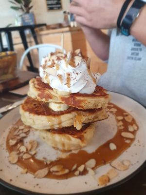 Banoffee Pancakes at Gorilla Kitchen in Auckland