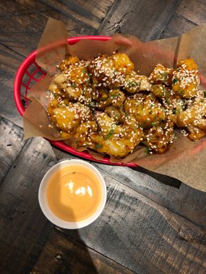 Buffalo cauliflower wings  at Gorilla Kitchen in Auckland