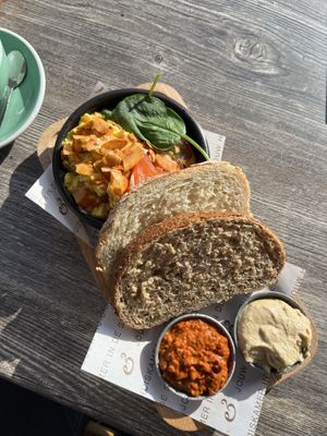 EEN GOED BEGIN - vegan version  at Anne&Max - Amsterdam Zuid in Amsterdam