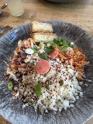 Boo fu bowl   at Boo's Kitchen in Mumbles