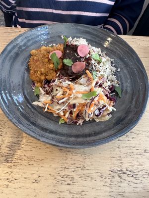 Cuzza bowl   at Boo's Kitchen in Mumbles