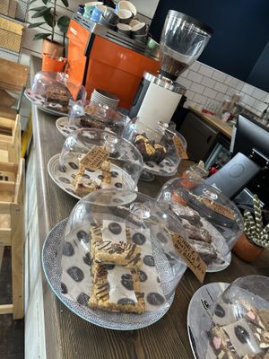 Cake selection   at Boo's Kitchen in Mumbles