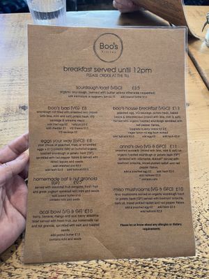   at Boo's Kitchen in Mumbles