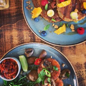 Breakfast at Boo's Kitchen in Mumbles