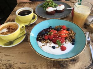 Breakfast  at Boo's Kitchen in Mumbles