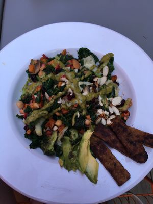 Verdant Vessel (hot/sautéed salad) at Mello Velo Cafe in Syracuse