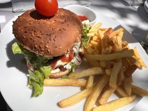   at Roots Cafe in Cascais