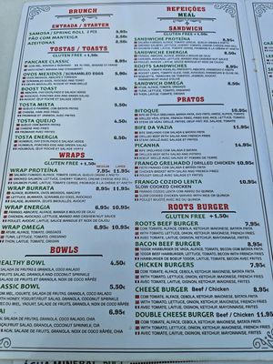  at Roots Cafe in Cascais