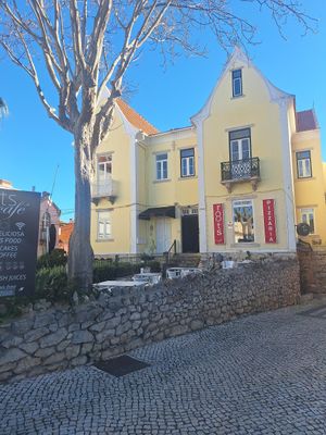 place at Roots Cafe in Cascais