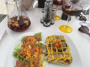   at Roots Cafe in Cascais