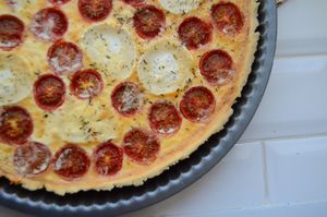 Homemade quiche! at Roots Cafe in Cascais