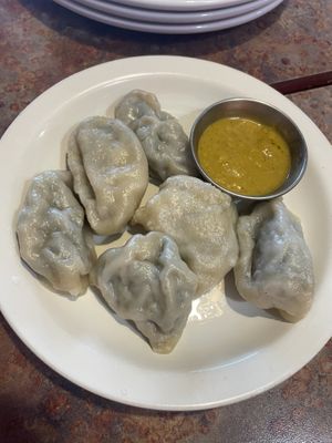 Veg momo   at Everest on Grand in St Paul