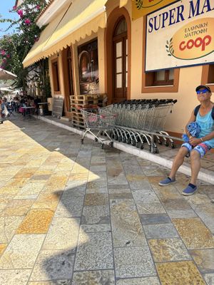   at Supermarket Coop Vlachopoulos in Paxos