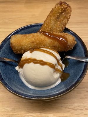 Banana Katsu  at Wagamama in Guildford