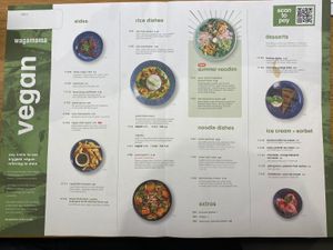 New vegan menu - loads of choice! at Wagamama in Guildford