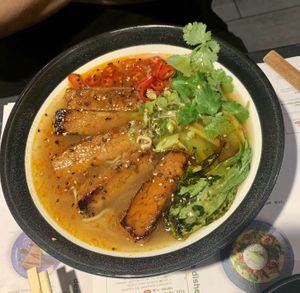 Vegan Rib Ramen at Wagamama in Guildford