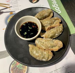 Veggie Gyoza’s at Wagamama in Guildford