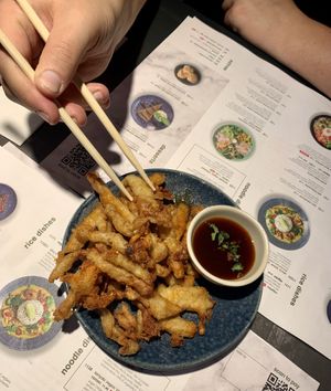 Vegan Chilli Squid at Wagamama in Guildford