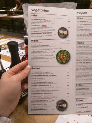 Vegetarian Menu at Wagamama in Guildford