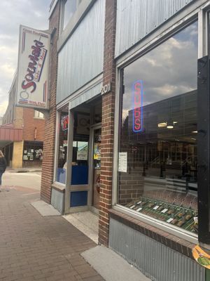 If you see this sign just do yourself a favor and walk right past it and to another restaurantt  at Souvlaki in Blacksburg