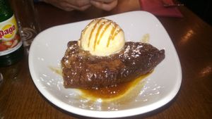Vegan Sticky Toffee pudding! at The Crown and Anchor in Barnsley