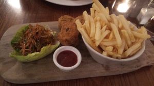 Vegan Seitan Fried Chicken  at The Crown and Anchor in Barnsley
