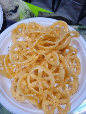 Vegan/gluten-free chicharrones!! at Rad Dads Tacos and Tequila Bar in Muskegon