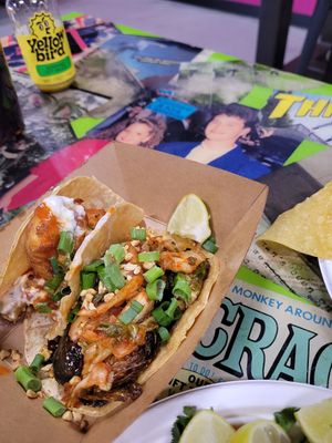 Secret Love and Bruss Lee tacos at Rad Dads Tacos and Tequila Bar in Muskegon