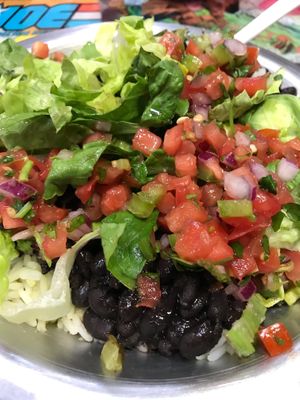 Rice and Bean Bowl at Rad Dads Tacos and Tequila Bar in Muskegon