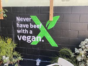 Outdoor seating   at Vegan Popup By XMarket in Venice