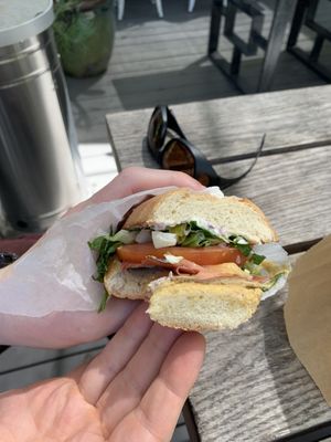 Meat lover's sandwich   at Vegan Popup By XMarket in Venice