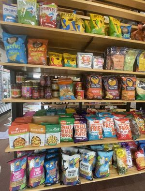 Savory chips #Veganuary at Vegan Popup By XMarket in Venice