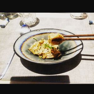 Raviolis pâte fine at Namo Toyodoo in Besancon