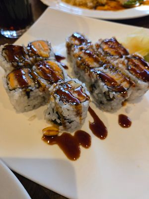 sweet potato tempura rolls at Saisaki in Newport News