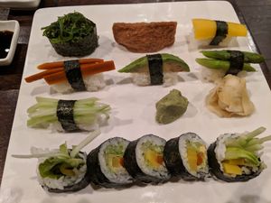 Veggie Sushi Dinner Combo at Saisaki in Newport News
