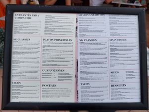 Menu at The Skinny Kitchen - Marina in Ibiza