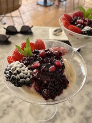 Sundae ice cream  at The Skinny Kitchen - Marina in Ibiza