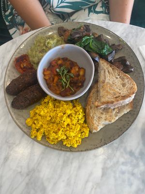 Vegan breakfast   at The Skinny Kitchen - Marina in Ibiza